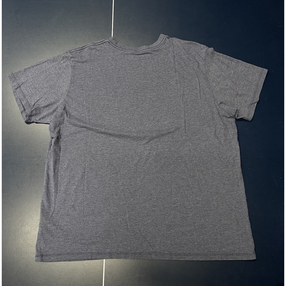 The North Face Men's Short Sleeve Shirt Blue Logo XXL - Picture 2 of 6
